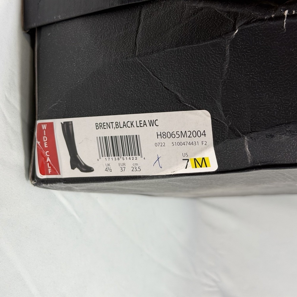 Naturalizer Size-7M‎ Women's Brent Wide Calf Knee High Boot Black $285 - Picture 9 of 10